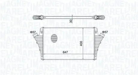 Інтеркулер Magneti Marelli 351319204650 Купити в Україні