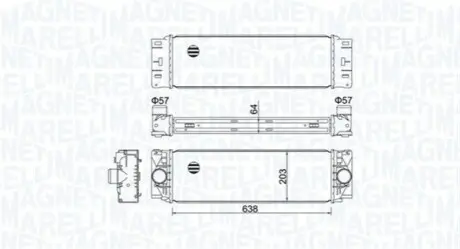 Інтеркулер Magneti Marelli 351319204760