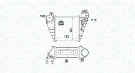 Інтеркулер Magneti Marelli 351319204830 Купити в Україні