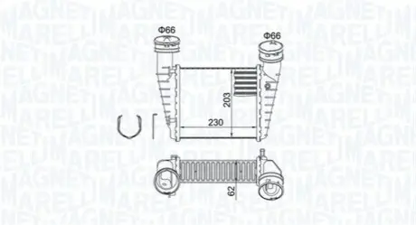Інтеркулер Magneti Marelli 351319205210 Купити в Україні