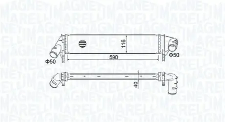 Інтеркулер Magneti Marelli 351319205260