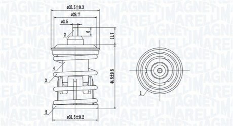 Автозапчастина MAGNETI MARELLI 352317005090