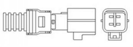 Лямбда-зонд OSM107 TOYOTA AURIS COROLLA 1,4 07-12 MAGNETI MARELLI 466016355107 (фото 1)