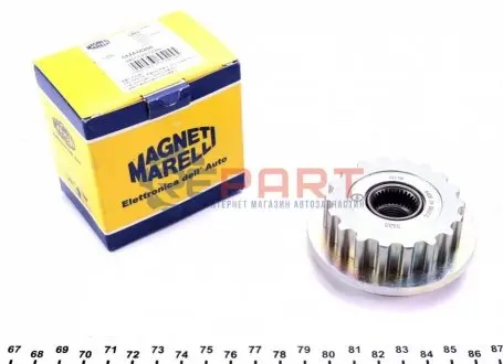 Шків генератора VW MULTIVAN T5, PHAETON, TOUAREG, TRANSPORTER T5 2.5D/5.0D 10.02-05.10 Magneti Marelli 940113010088 Купити в Україні