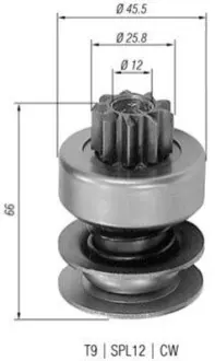 Бендикс стартера Opel Astra F/Vectra A/Omega A -98 (AMB0063) Magneti Marelli 940113020063 Купити в Україні