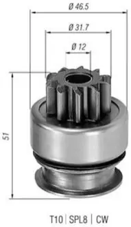Мала шестірня, стартер Magneti Marelli 940113020177 Купити в Україні
