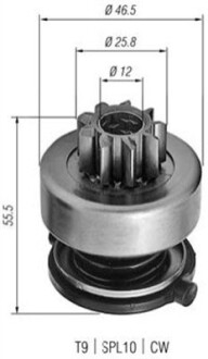 Бендикс (z=9) SEAT 1,4D VW Polo 1,3D/1,4D MAGNETI MARELLI 940113020254 (фото 1)