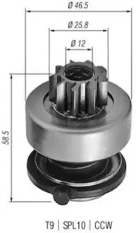 Бендикс стартера Magneti Marelli 940113020255