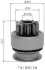 Фото Бендикс стартера CITROEN XM HYUNDAI H-1 / STAREX, PORTER KIA K2500, PREGIO MITSUBISHI GALANT VIII, L 300 III, L200, L400, PAJERO CLASSIC, PAJERO II, PAJERO III, PAJERO SPORT I 2.0D/2.5D 12.90 Magneti Marelli (940113020348) зображення 1