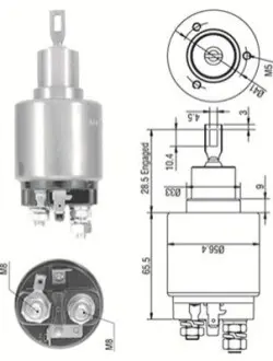 Тяговое реле, стартер Magneti Marelli 940113050270 Купить в Украине