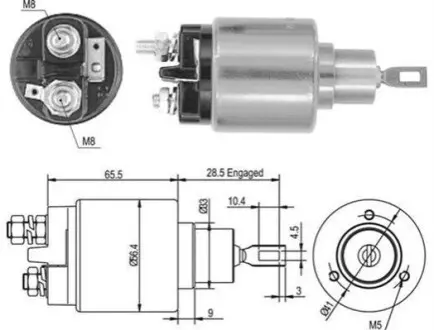 Магнітний перемикач, стартер Magneti Marelli 940113050435 Купити в Україні