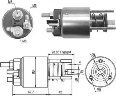 Соленоїд стартера Magneti Marelli 940113050453 Купити в Україні