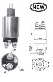 Тяговое реле, стартер Magneti Marelli 940113050539