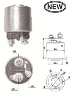 Тяговое реле, стартер Magneti Marelli 940113050562