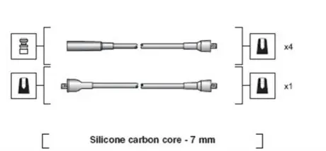 Фото Комплект проводів високої напруги MAGNETI MARELLI (941318111024) зображення 1