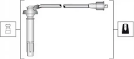 Комплект проводов зажигания Magneti Marelli 941318111310