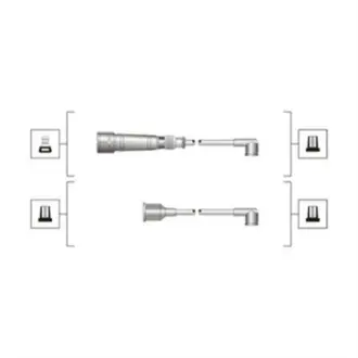 Проволока зажигания, набор Magneti Marelli 941319170089
