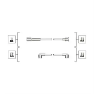 Комплект проводів високої напруги Magneti Marelli 941319170106 Купити в Україні