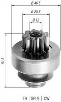 Бендікс CITROEN AX,BX,XM MAGNETI MARELLI AMB0240 (фото 1)