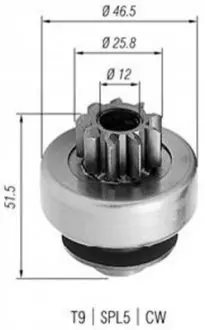 Бендикс стартера Magneti Marelli AMB0248