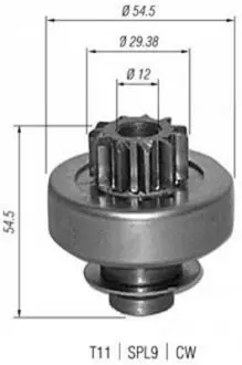 Бендикс стартера Magneti Marelli AMB0347