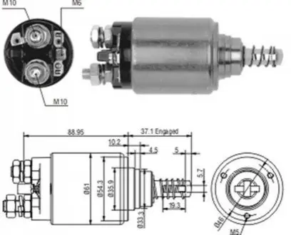 Втягуюче реле стартера Magneti Marelli AME0186 Купити в Україні
