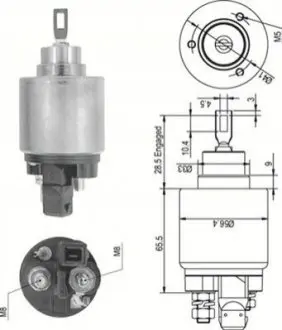 Тяговое реле, стартер AUDI SEAT MAGNETI MARELLI AME0343 Купити в Україні