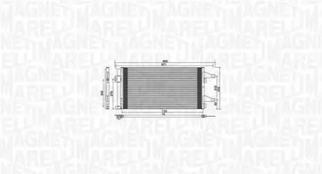 Конденсер кондиціонера MAGNETI MARELLI BC761 Купити в Україні