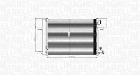 Конденсер кондиціонера Magneti Marelli BC769 Купити в Україні