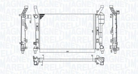 Радиатор охлаждения MAGNETI MARELLI BM1262 (фото 1)