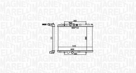 Радіатор охолодження MAGNETI MARELLI BM1561 (фото 1)