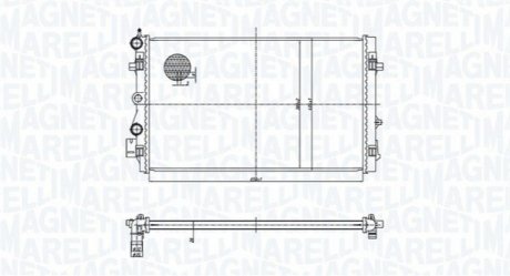 Радіатор охолоджування MAGNETI MARELLI BM1679 (фото 1)