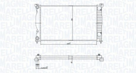 Радиатор охлаждения MAGNETI MARELLI BM1682 (фото 1)