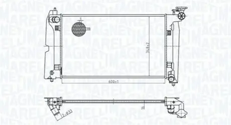 Радіатор охолоджування Magneti Marelli BM1783 Купити в Україні