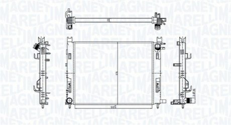 Радиатор охлаждения MAGNETI MARELLI BM1821 (фото 1)