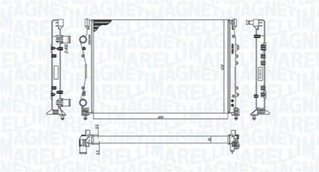 Радіатор охолодження MAGNETI MARELLI BM1886 (фото 1)