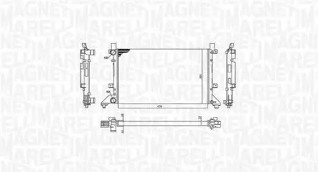 MAGNETI MARELLI Радіатор двигуна VW LT 28-35 (2DM) 2,3 2,5SDI/TDI 2,8TDI LT 28-46 (2DX0AE) 2,3 2,5SDI/TDI 2,8TDI Magneti Marelli BM1894 Купити в Україні