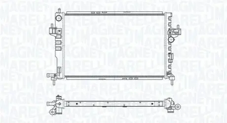 Радіатор охолодження Magneti Marelli BM1915 Купити в Україні