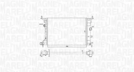 MAGNETI MARELLI OPEL Радіатор охолодження Vectra A/B 88 Magneti Marelli BM1948 Купити в Україні