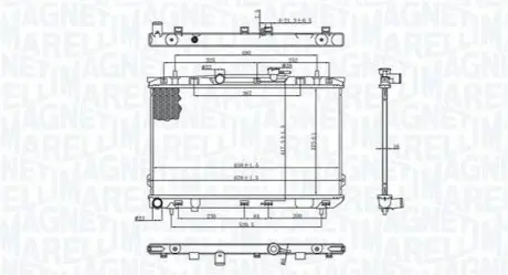 Радиатор охлаждения Magneti Marelli BM1972 Купить в Украине