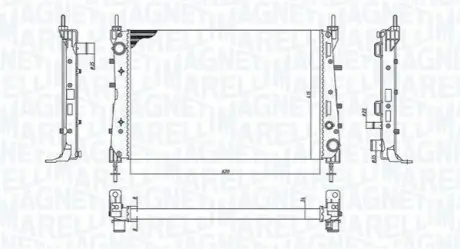 Радіатор охолодження Magneti Marelli BM1991 Купити в Україні