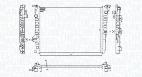 Радіатор охолоджування Magneti Marelli BM1993 Купити в Україні