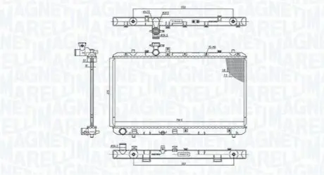 Радіатор охолоджування Magneti Marelli BM1995 Купити в Україні