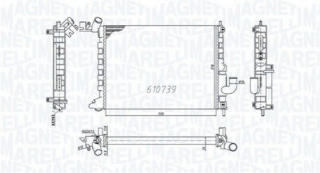 Радіатор охолоджування MAGNETI MARELLI BM2002 (фото 1)