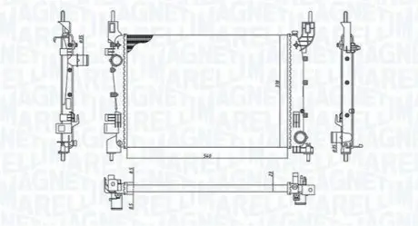 Радіатор охолодження Magneti Marelli BM2004 Купити в Україні