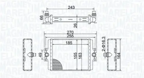 MAGNETI MARELLI BMW Радіатор охолодження двиг. 3 (F30), 3 Gran Turismo (F34), 4 (F33, F83), 4 (F32, F82) Magneti Marelli BM2025 Купити в Україні