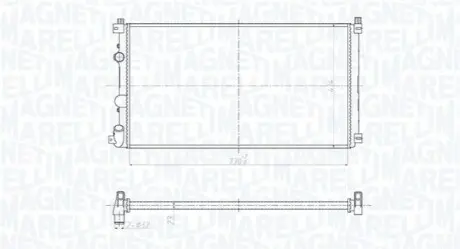 MAGNETI MARELLI RENAULT радіатор Master II 2.5dCi AC 03 Magneti Marelli BM2095 Купити в Україні