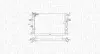 Фото MAGNETI MARELLI радіатор OPEL ASTRA G 1.4-1.6-1.8 [350213970000] Magneti Marelli (BM970) зображення 2