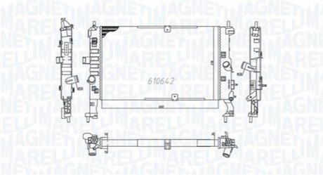 Радиатор охлаждения MAGNETI MARELLI BM972 (фото 1)