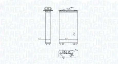 MAGNETI MARELLI FIAT радіатор опалення Bravo,Marea,Alfa Romeo 145/146 Magneti Marelli BR417 Купити в Україні